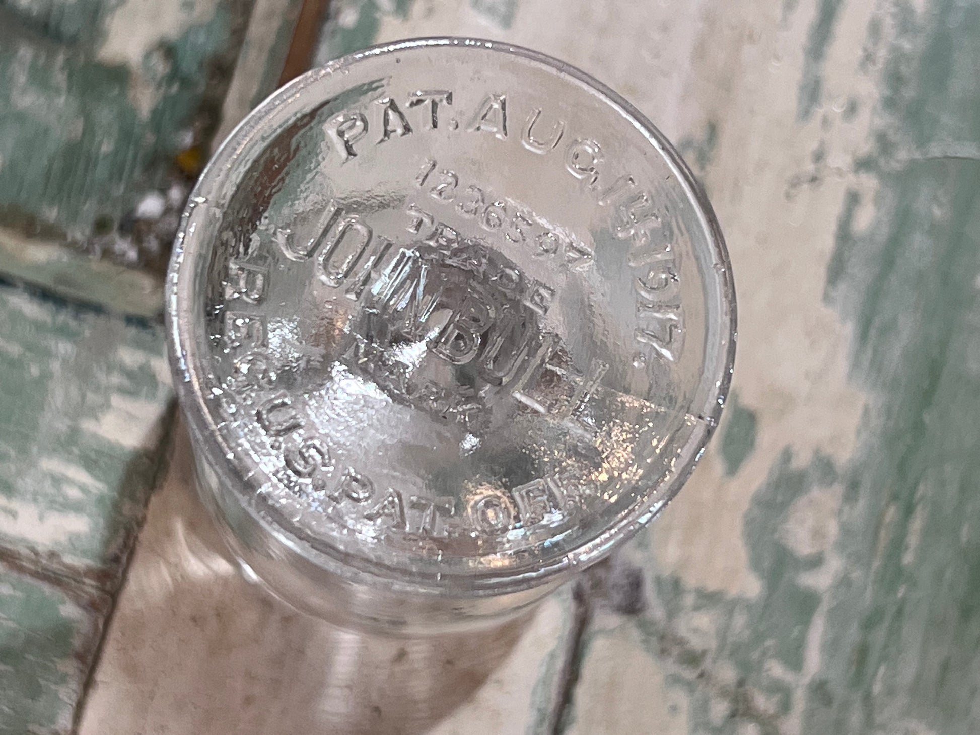 Antique Clear Eye Wash Cup