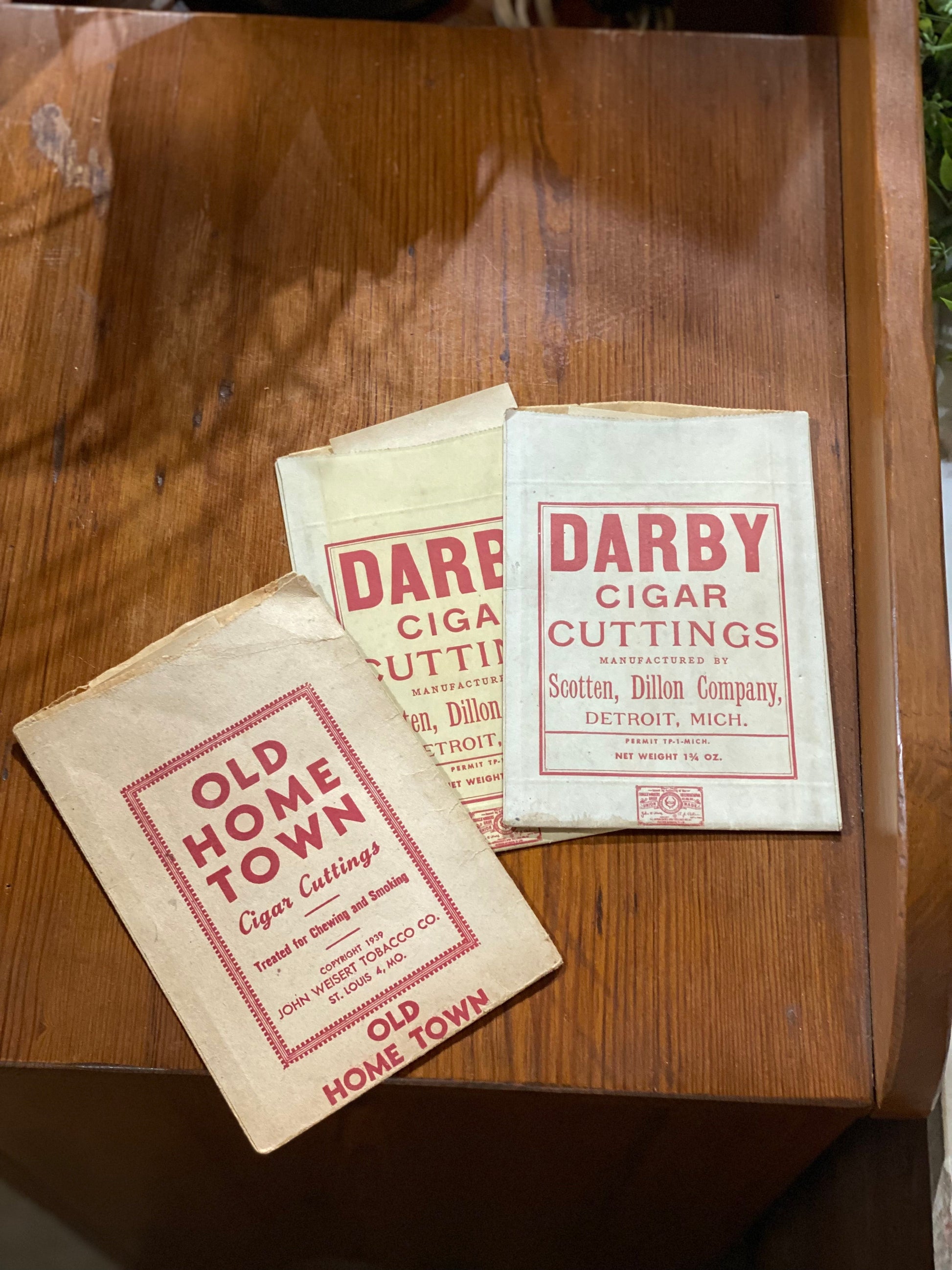 Vintage Tobacco Packaging Darby