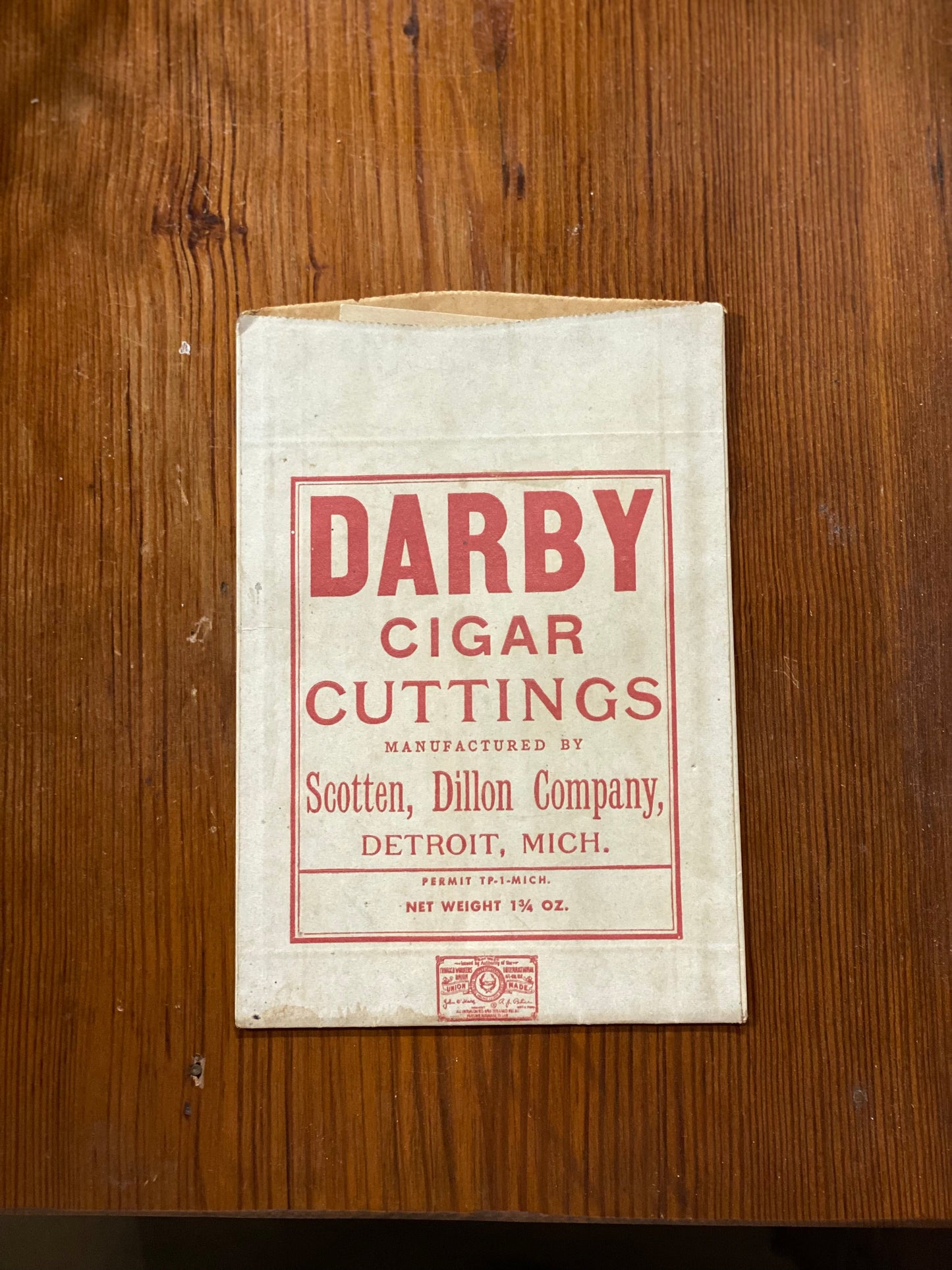 Vintage Tobacco Packaging Darby