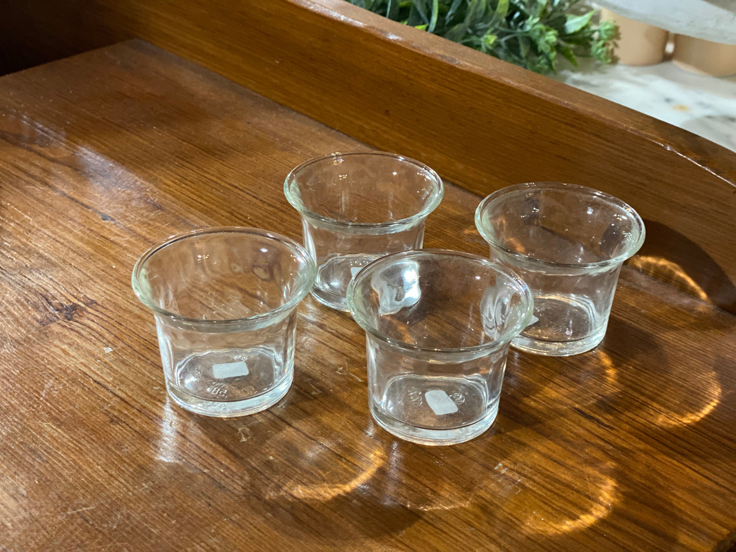 Glass Oyster Votive Holder