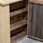 Wooden Brown/Yellow Cupboard