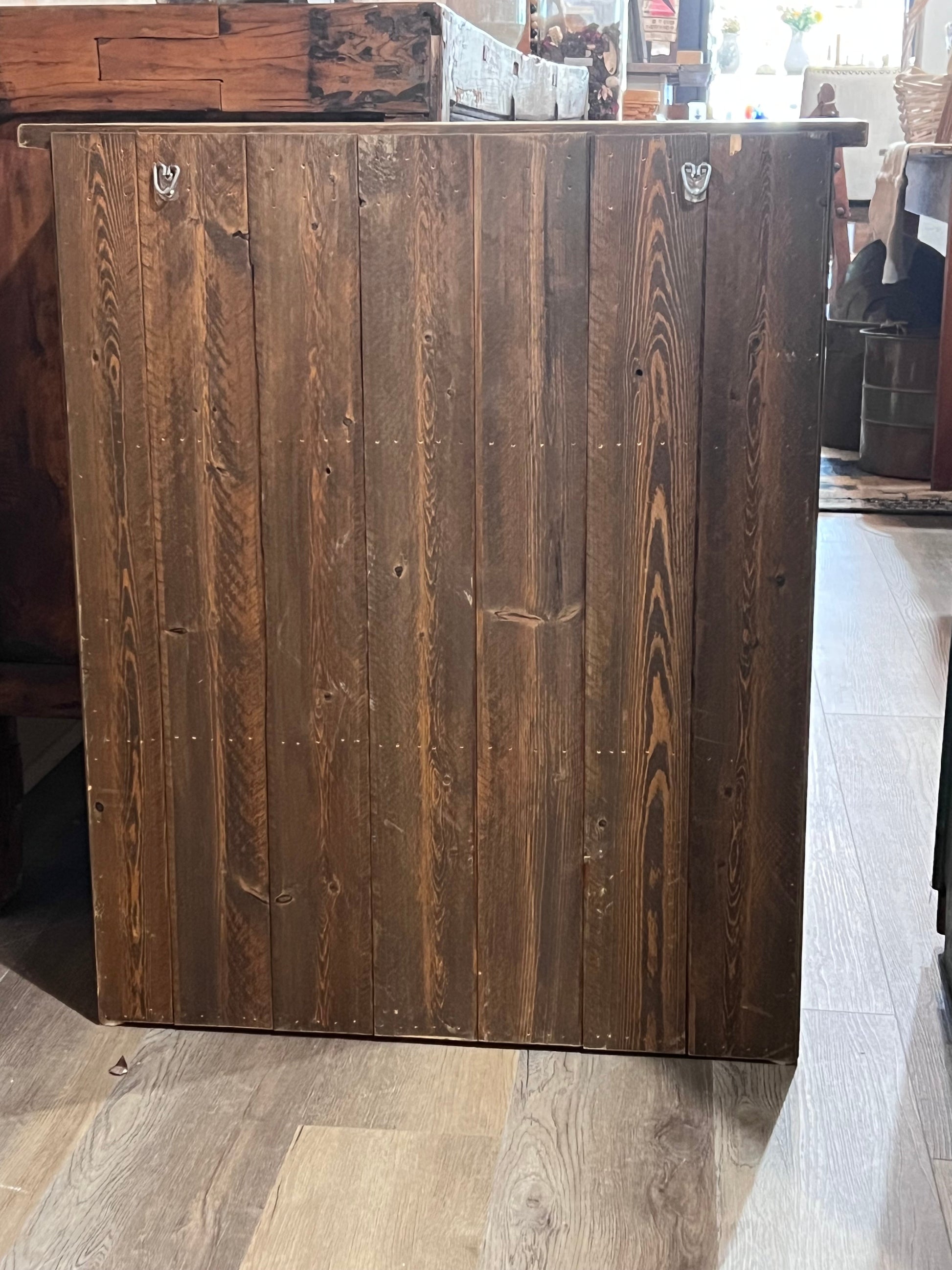 Wooden Brown/Yellow Cupboard