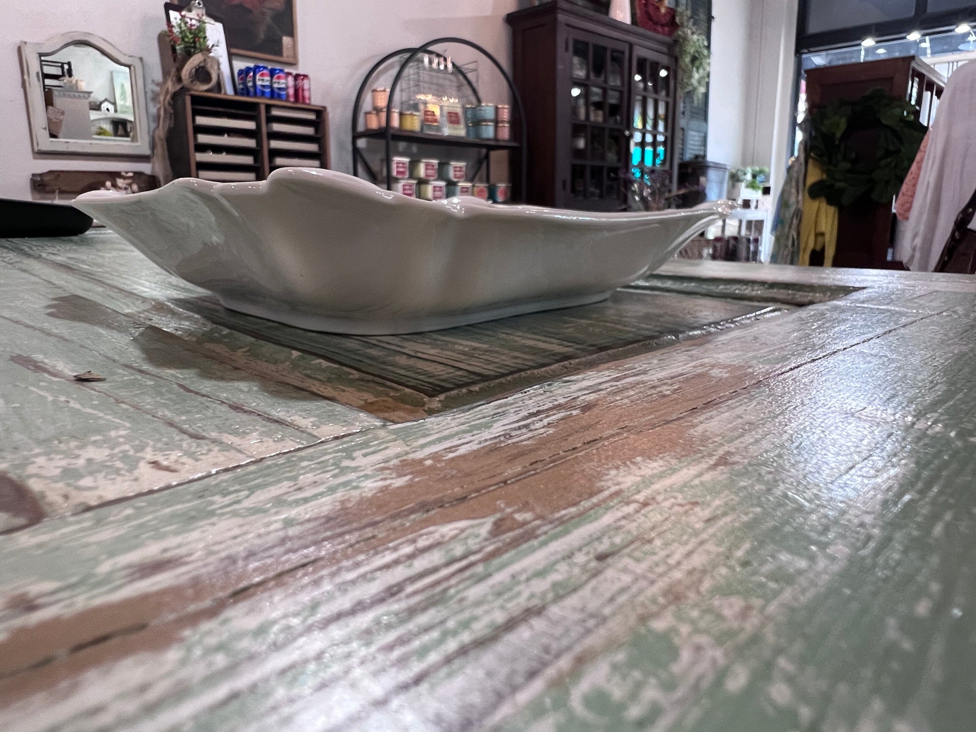 Antique White Ironstone Vegetable Platter