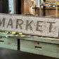 36" Tin "MARKET" Sign