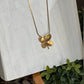 Gold-Toned Four Leaf Clover Necklace