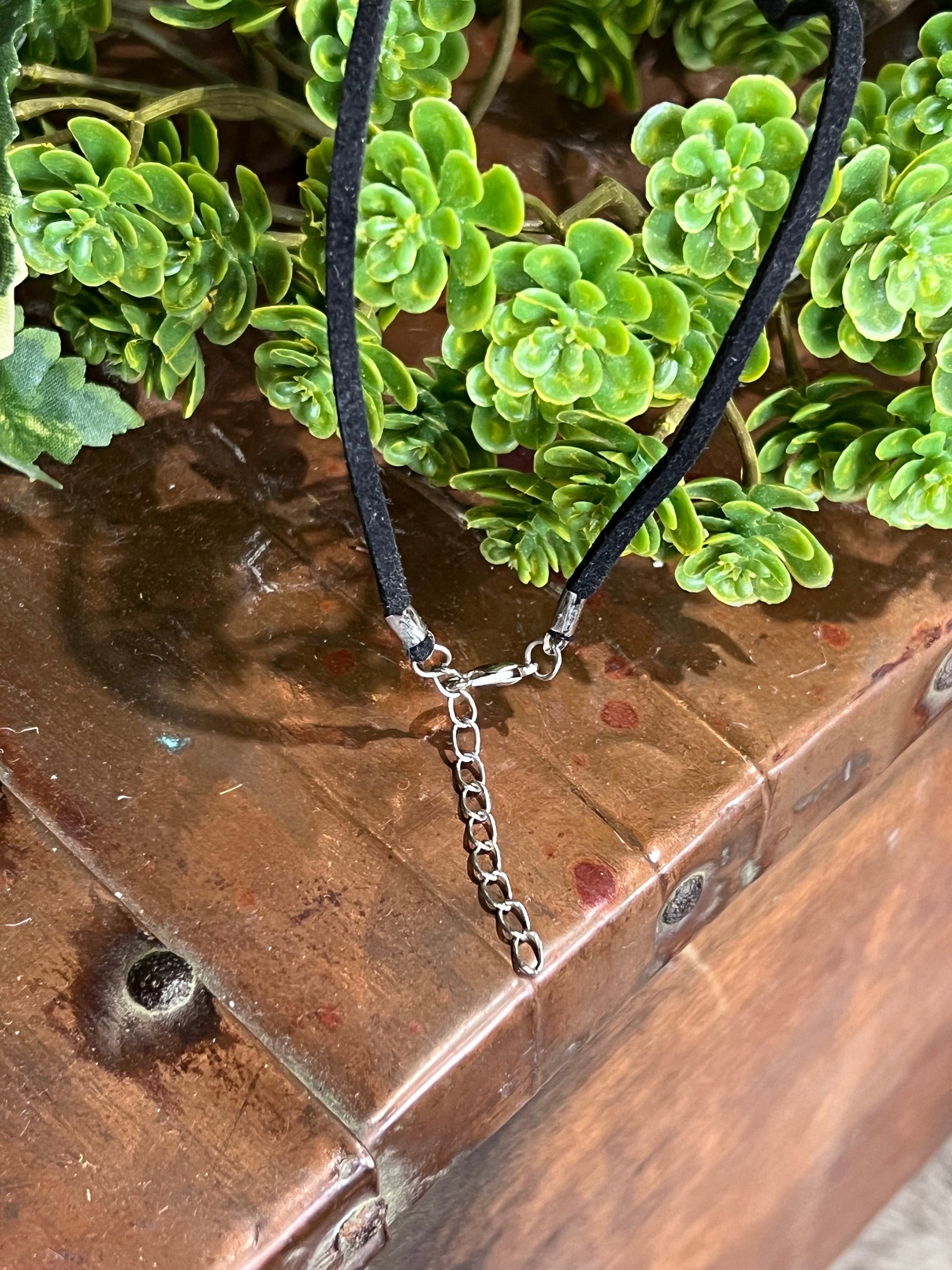 "I AM" Square Resin Necklace