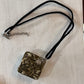"I AM" Square Resin Necklace