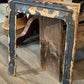 Antique Cast Iron Fireplace Surround: Black