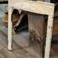 Antique Cast Iron Fireplace Surround: White