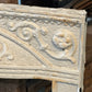 Antique Cast Iron Fireplace Surround: White
