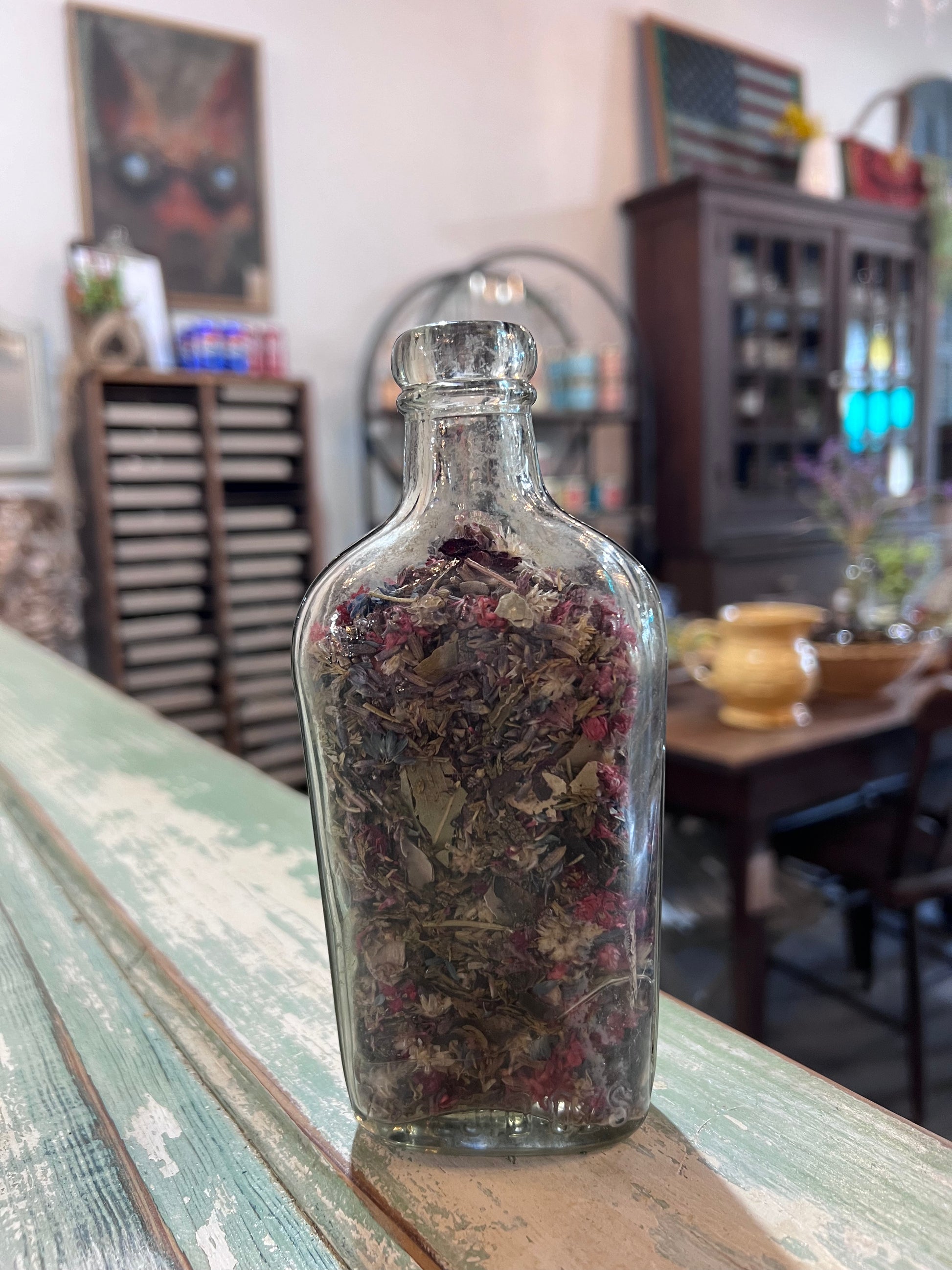 Clear Glass Flask Bottle Warranted