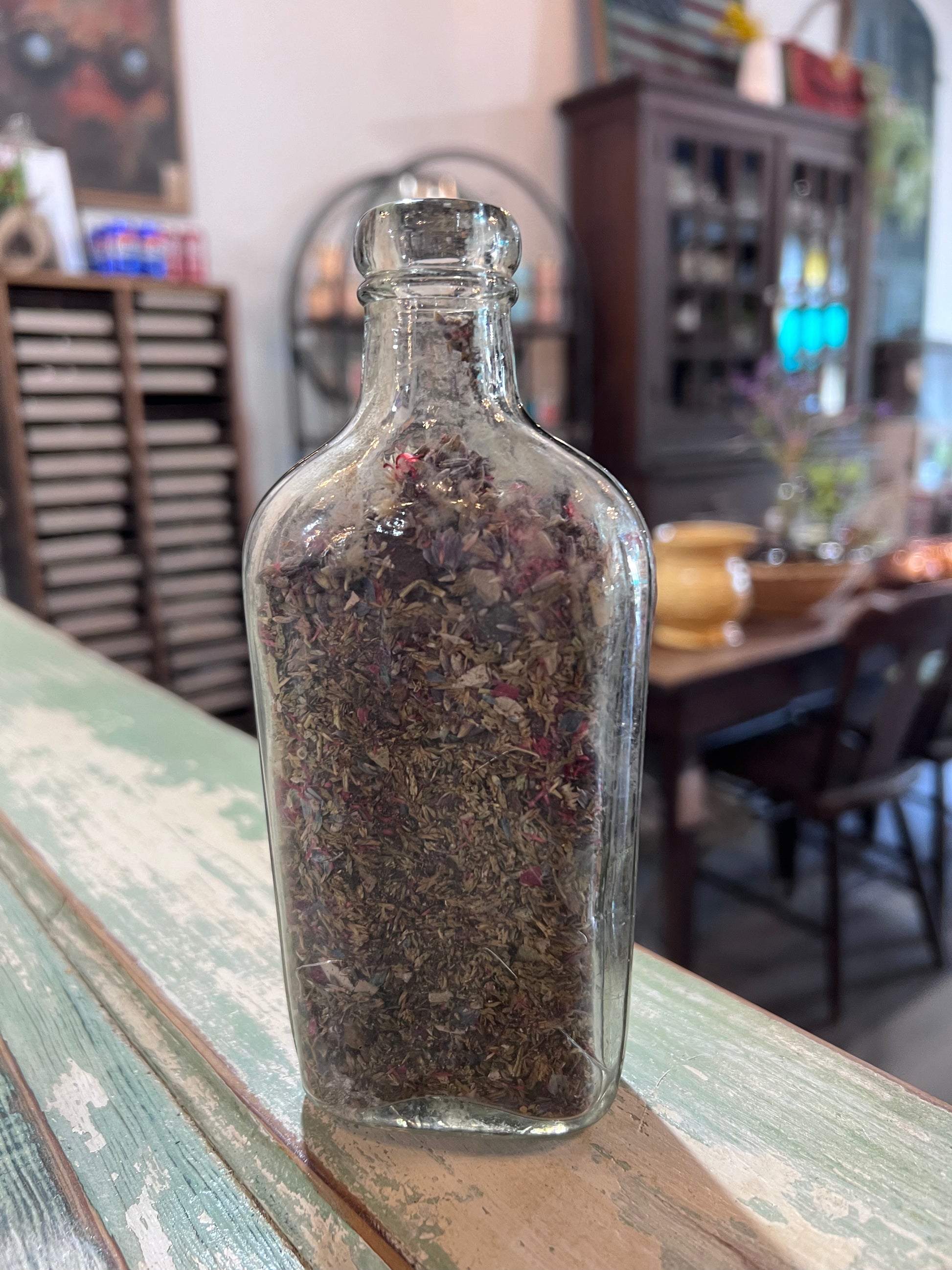 Clear Glass Flask Bottle Warranted