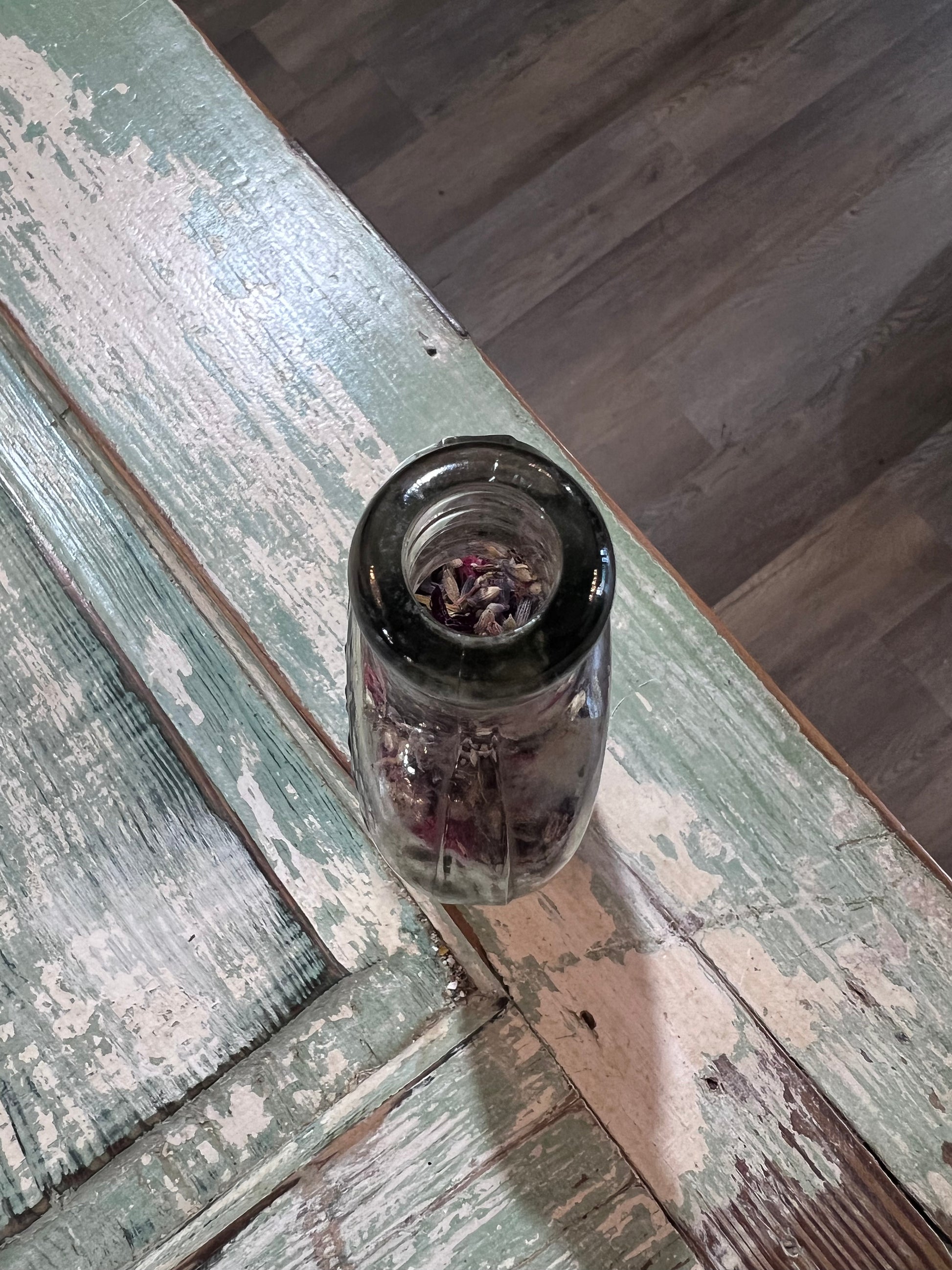 Clear Glass Flask Bottle Warranted