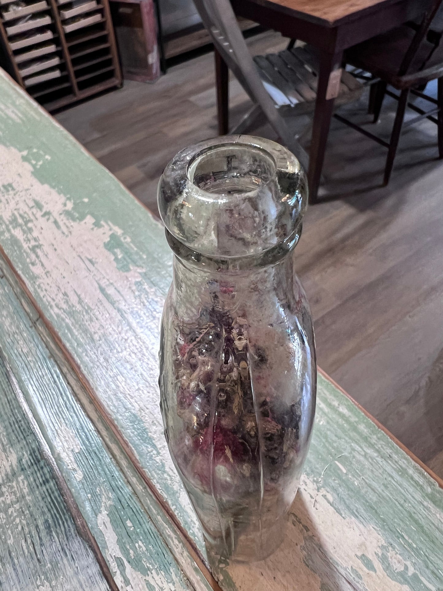 Clear Glass Flask Bottle Warranted