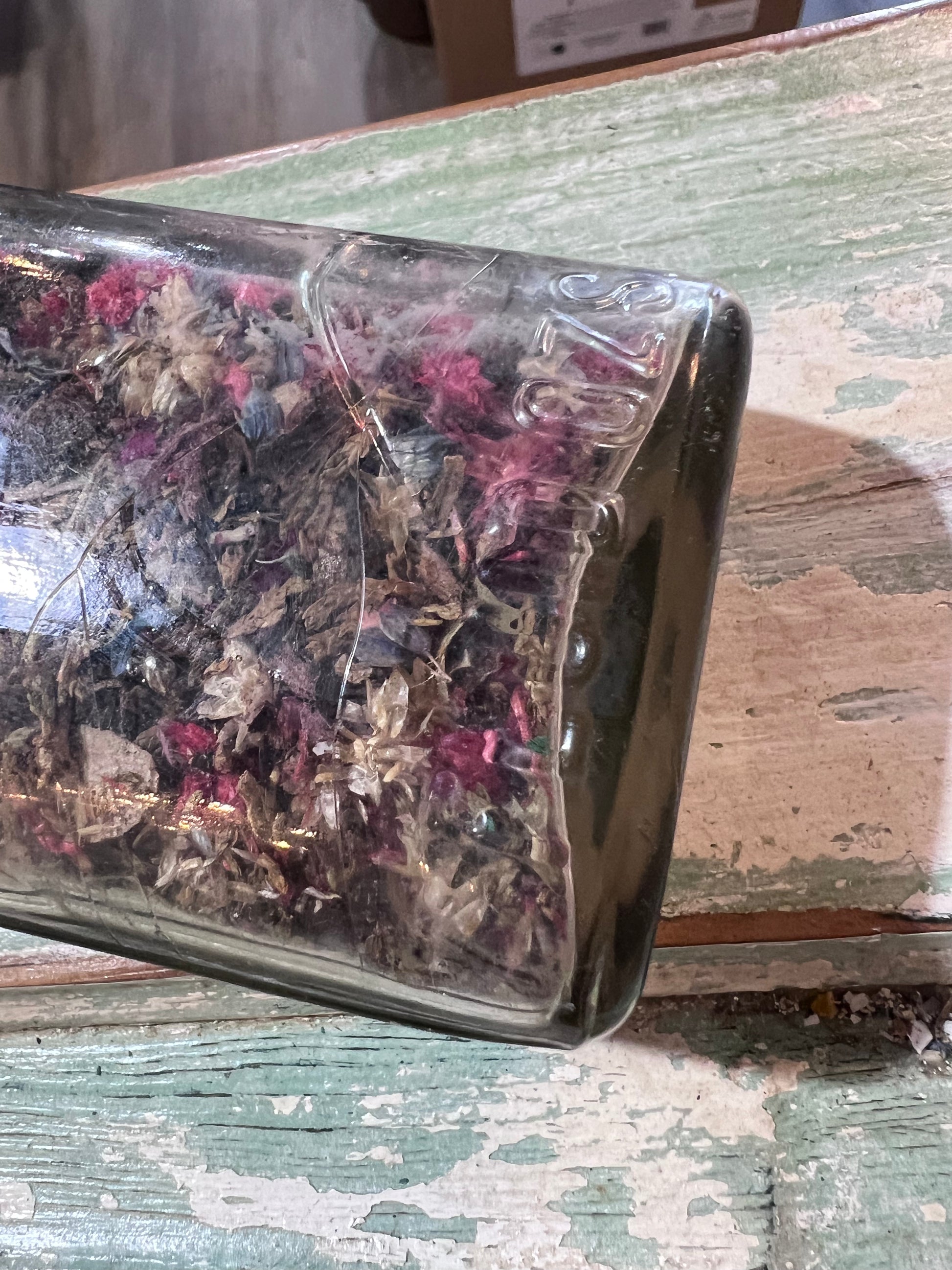 Clear Glass Flask Bottle Warranted