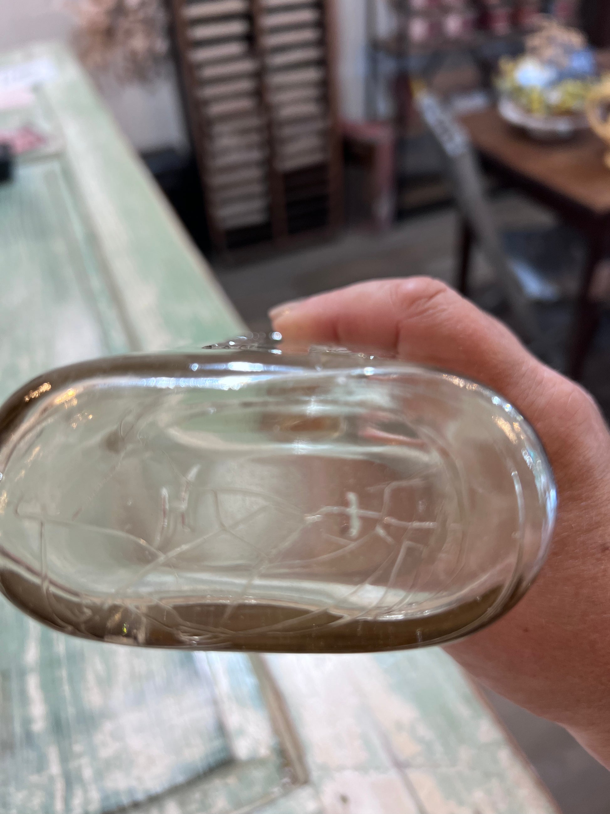 Clear Glass Lydia E Pinkhams Medicine Bottle 14.5oz