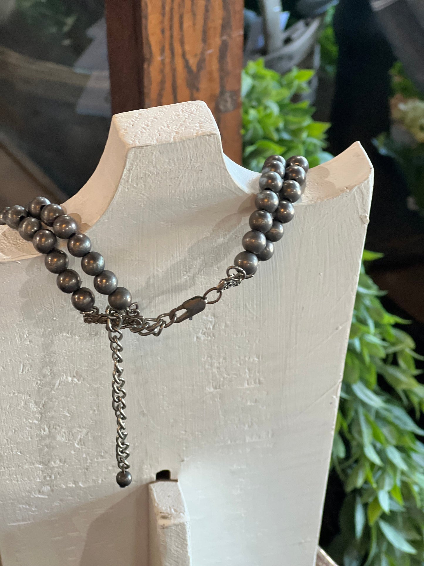 Double-Strand Navajo Pearl Necklace