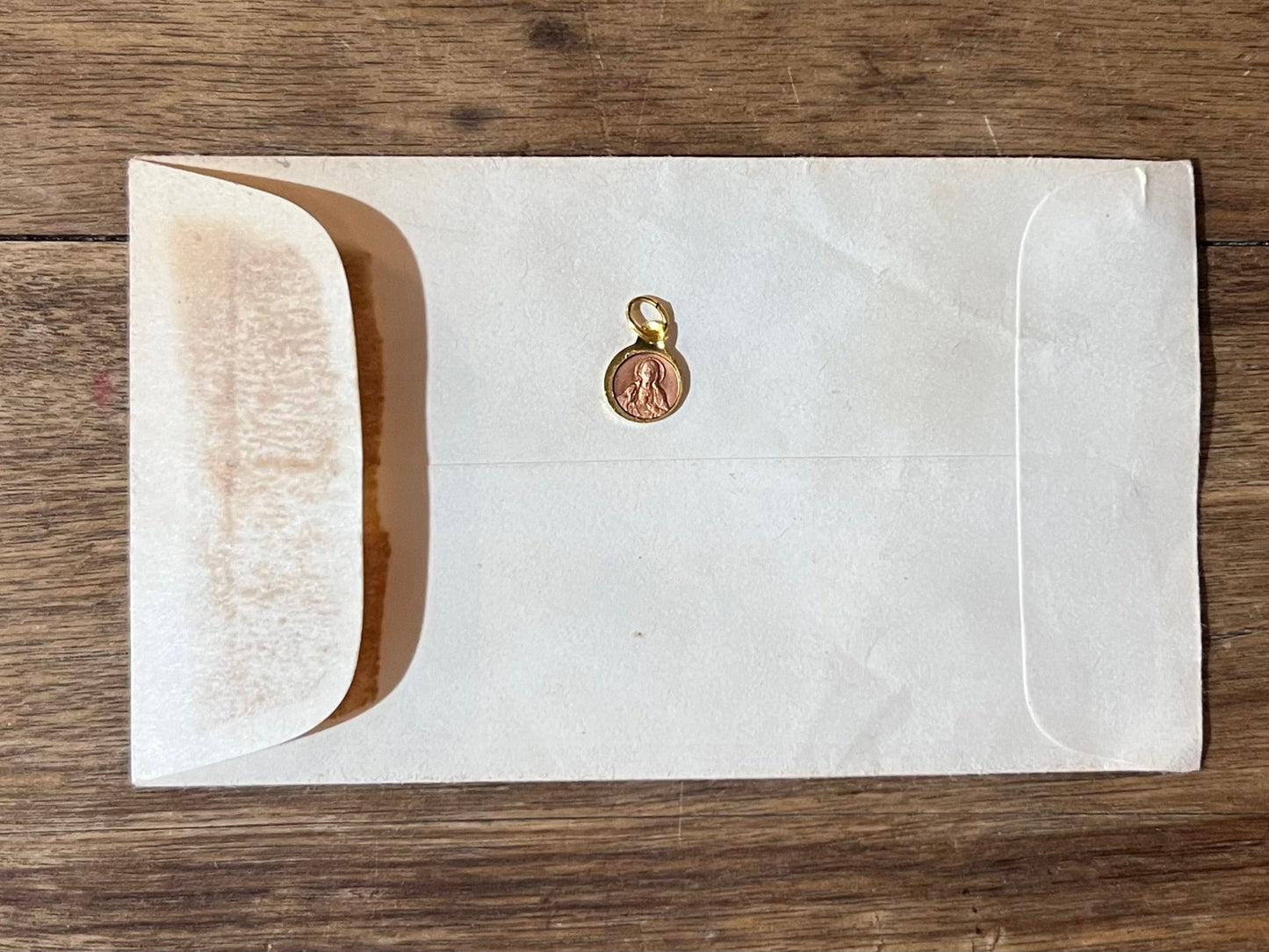 Tiny Medal Blessed by Pope Paul VI