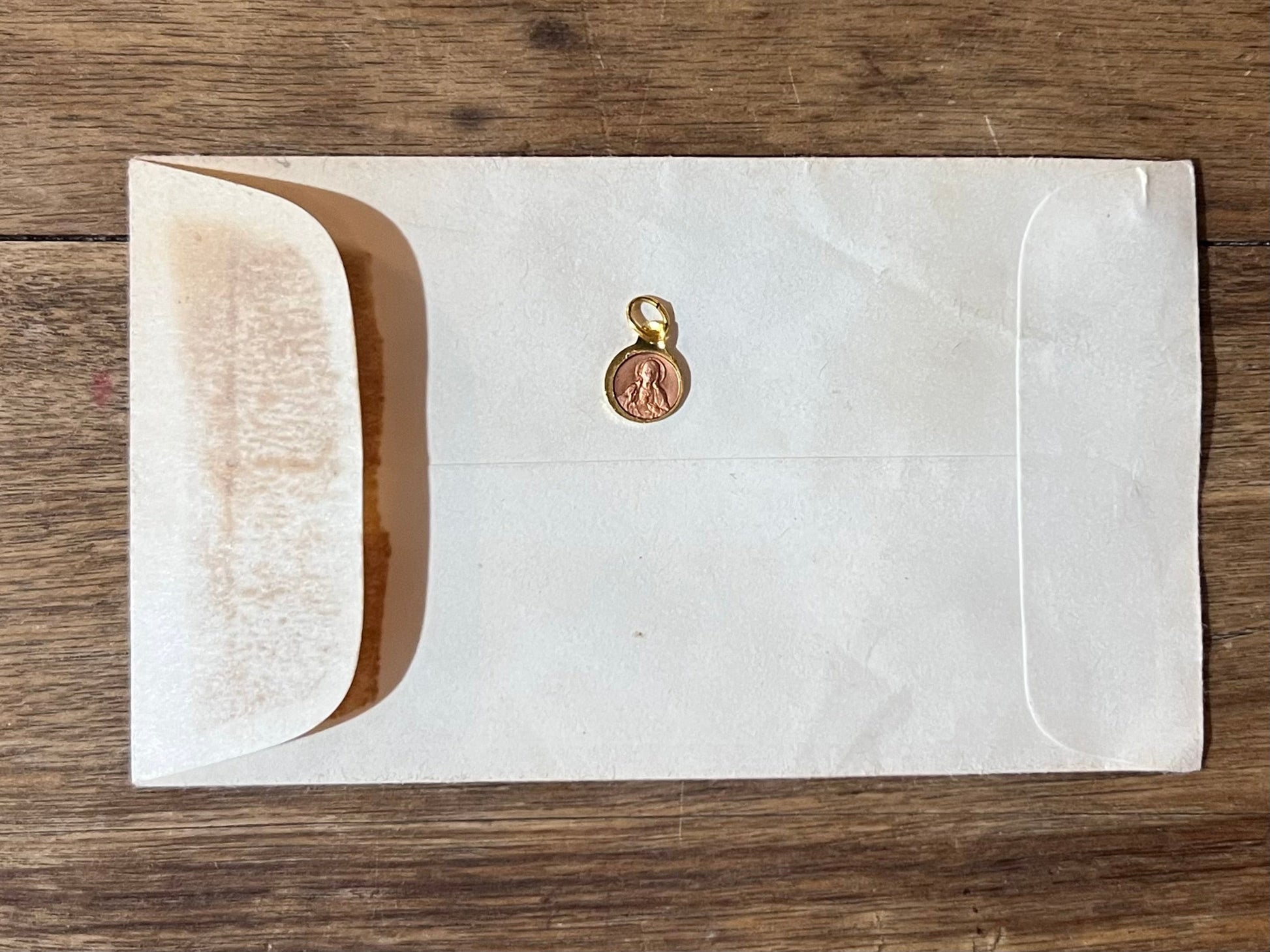 Tiny Medal Blessed by Pope Paul VI