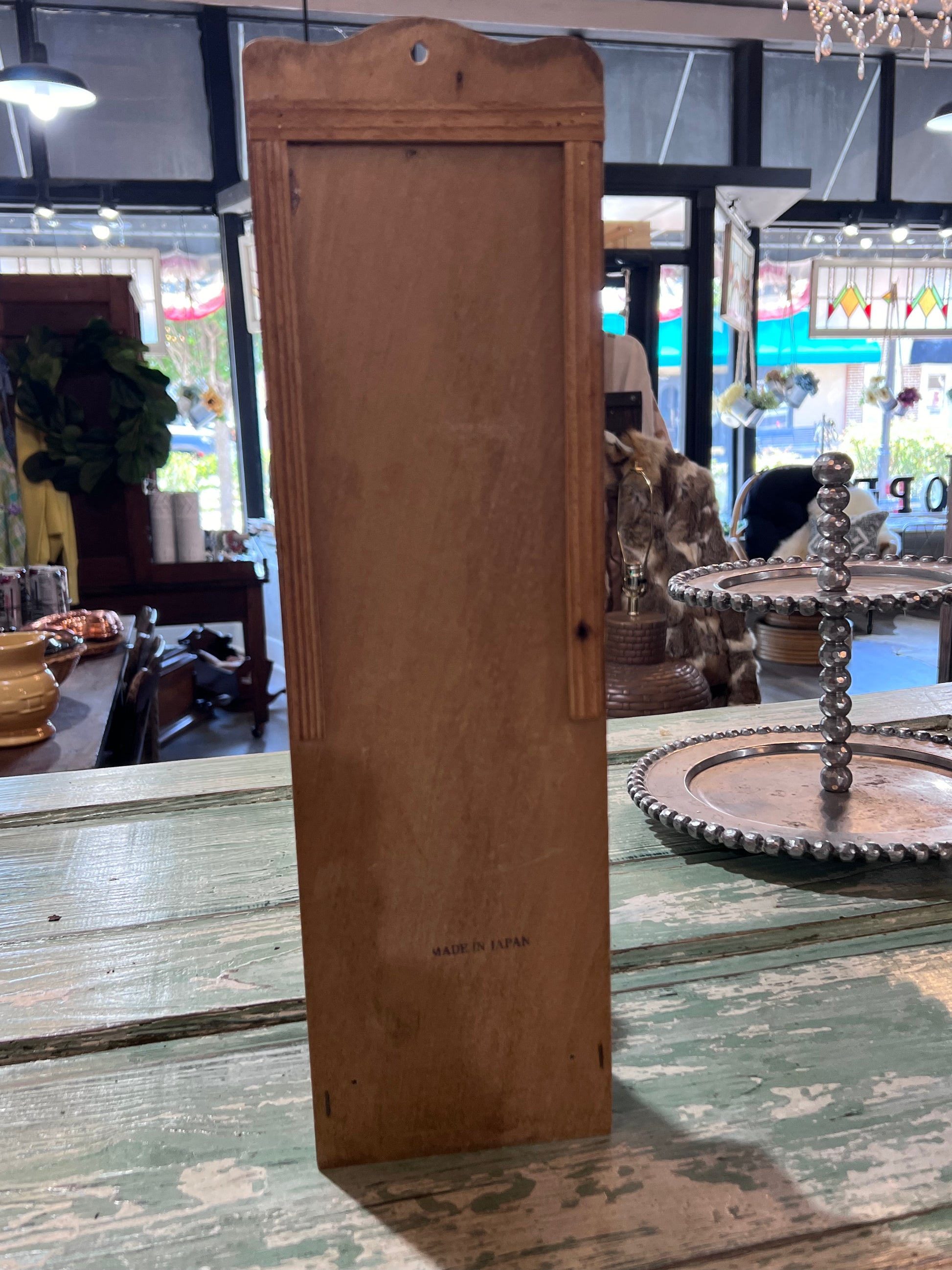 Vintage Mail Holder Wall Hanging with Hooks