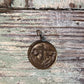 Vintage Cross & Lily Locket with Lord's Prayer