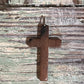Small Wooden Cross Pendant