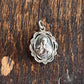 Sterling Silver Sacred Heart of Jesus Medal