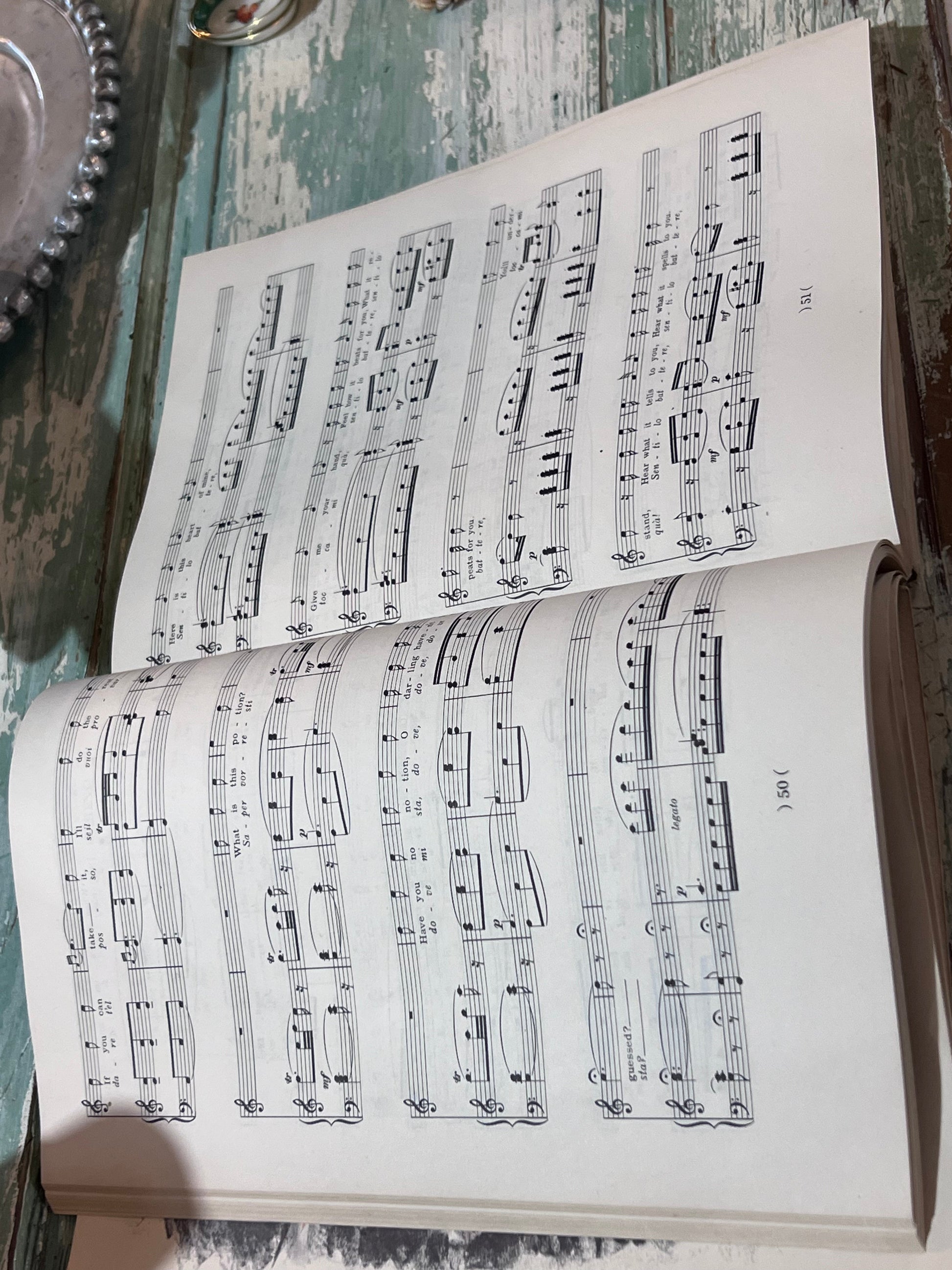 Grand Opera Sheet Music Book