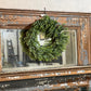 Antique Fireplace Mantel With Mirror