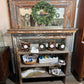 Antique Fireplace Mantel With Mirror