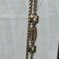 Long Vintage Necklace with Pastel Stones