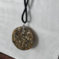 Orgonite Namaste Round Pendant Necklace