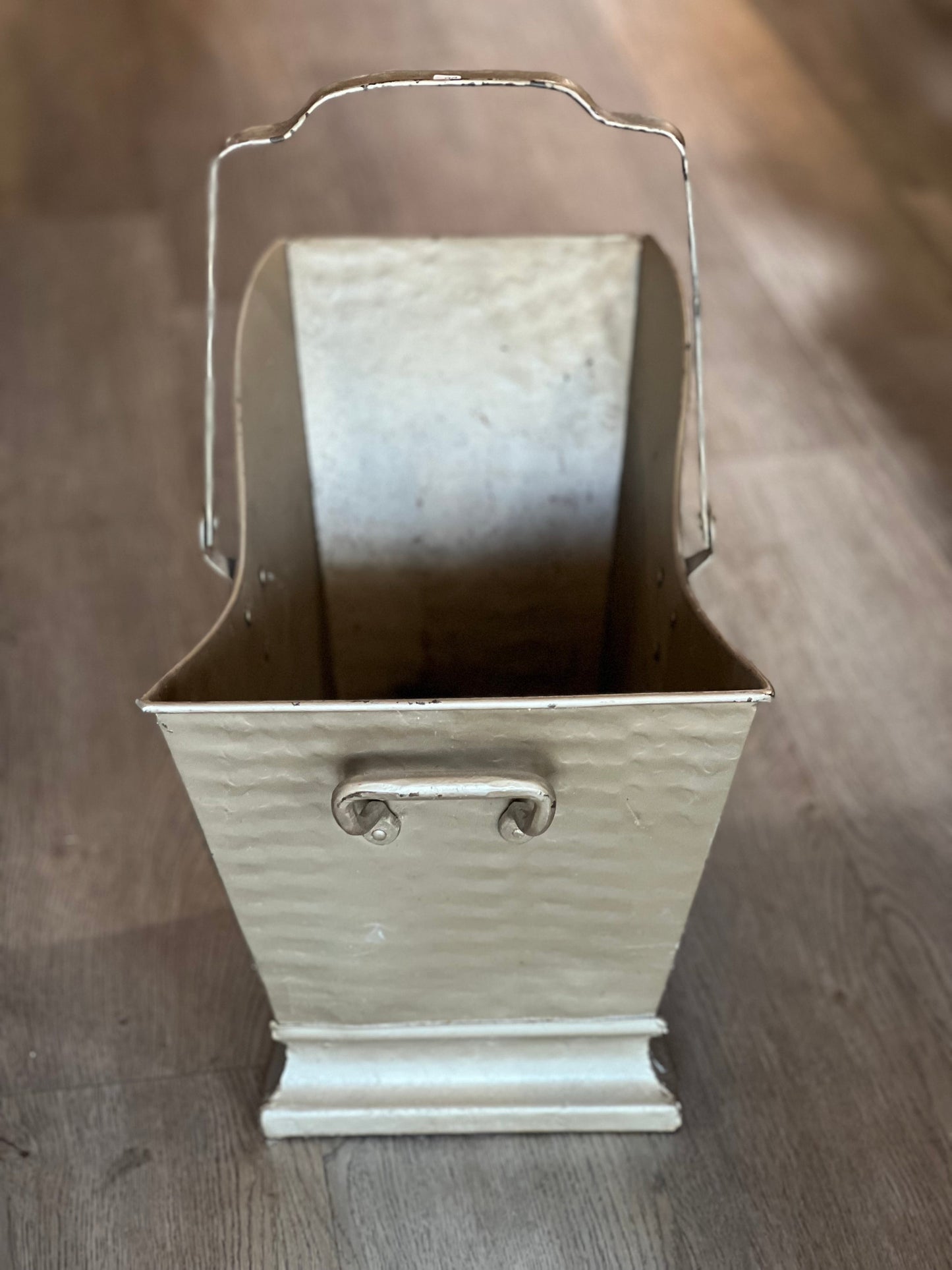 Gold Painted Coal Bucket