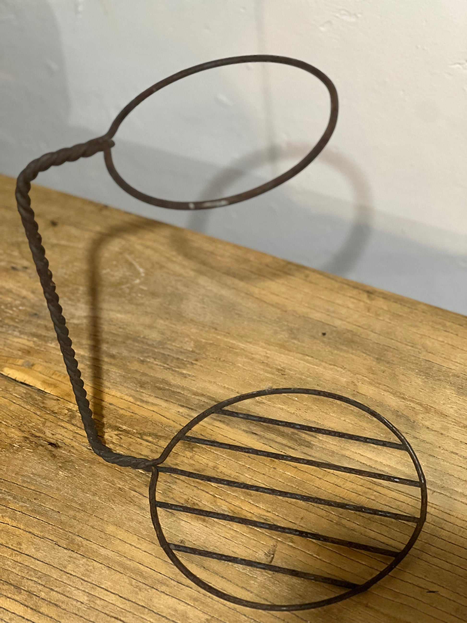 Antique Wrought Iron Stand