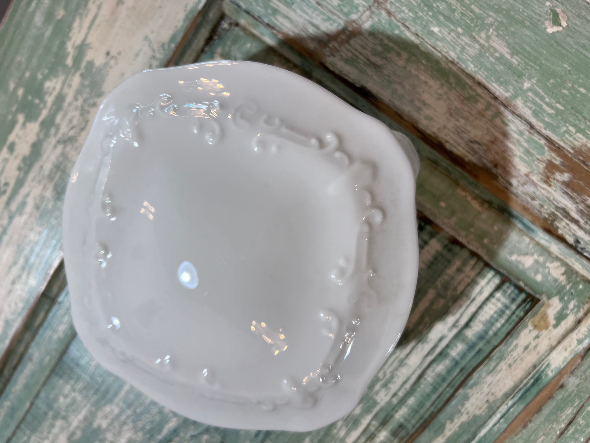 Antique Ironstone Jewelry Dish