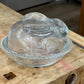 Indiana Glass "Bunny on a Nest" Candy Dish