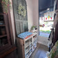 Antique 2 Door Window Chippy Cupboard