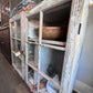 Antique 2 Door Window Chippy Cupboard