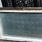 Antique White Etched Long Transom Window