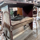 Antique Primitive Bucket Table