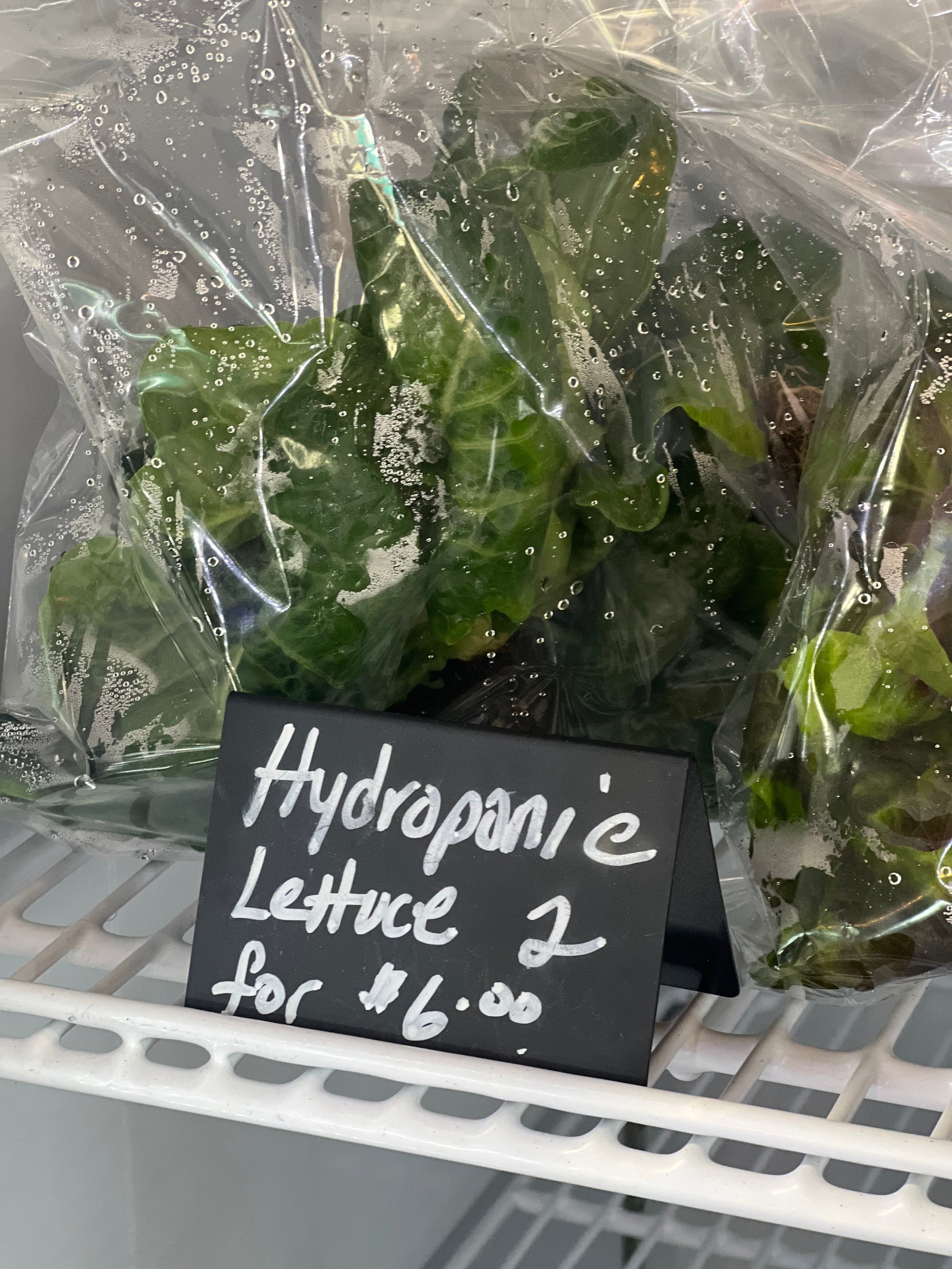 Lettuce: 2 heads per bag