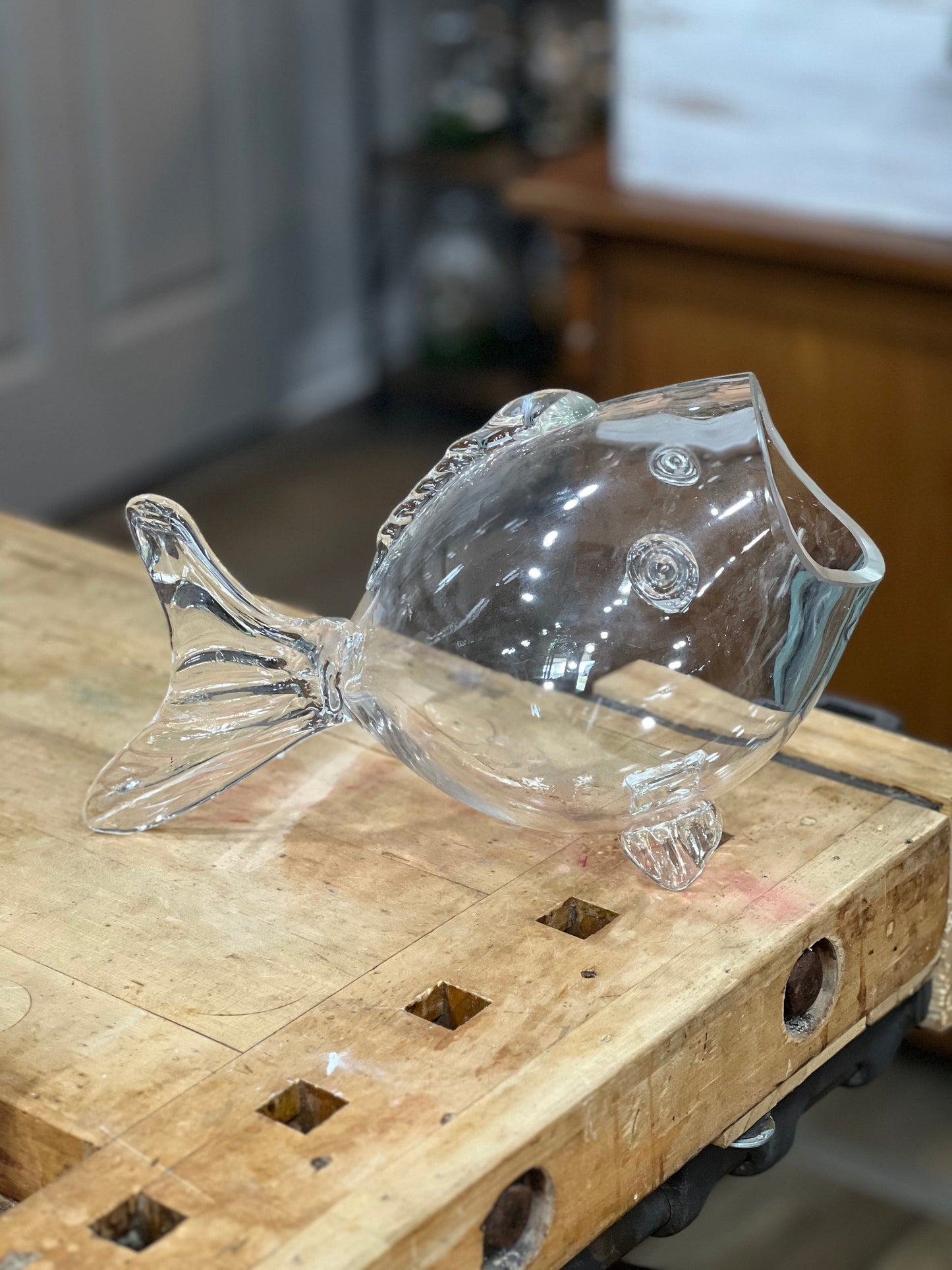 Blenko Glass Fish Bowl or Vase