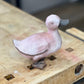 Blush Pink Folk Art Duck