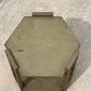 Two-Tiered Sage Green Hexagonal Table