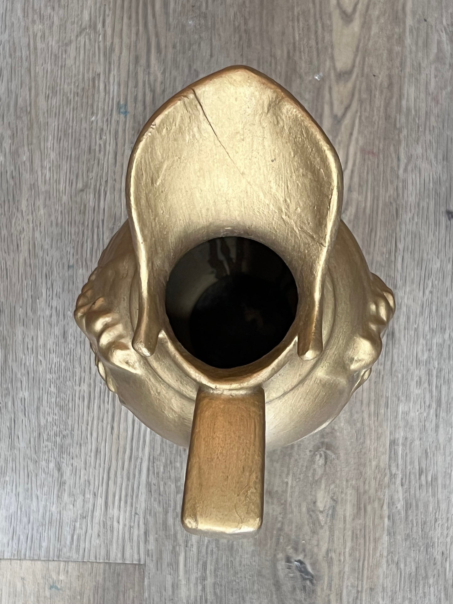 Matte Metallic Gold Pitcher