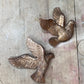 Pair of Bronze-Colored Soaring Doves