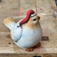 Ceramic Plum Christmas Bird