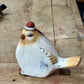 Ceramic Plum Christmas Bird