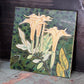 Ceramic Yellow Lillies Tile