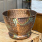 Hammered Copper Planter